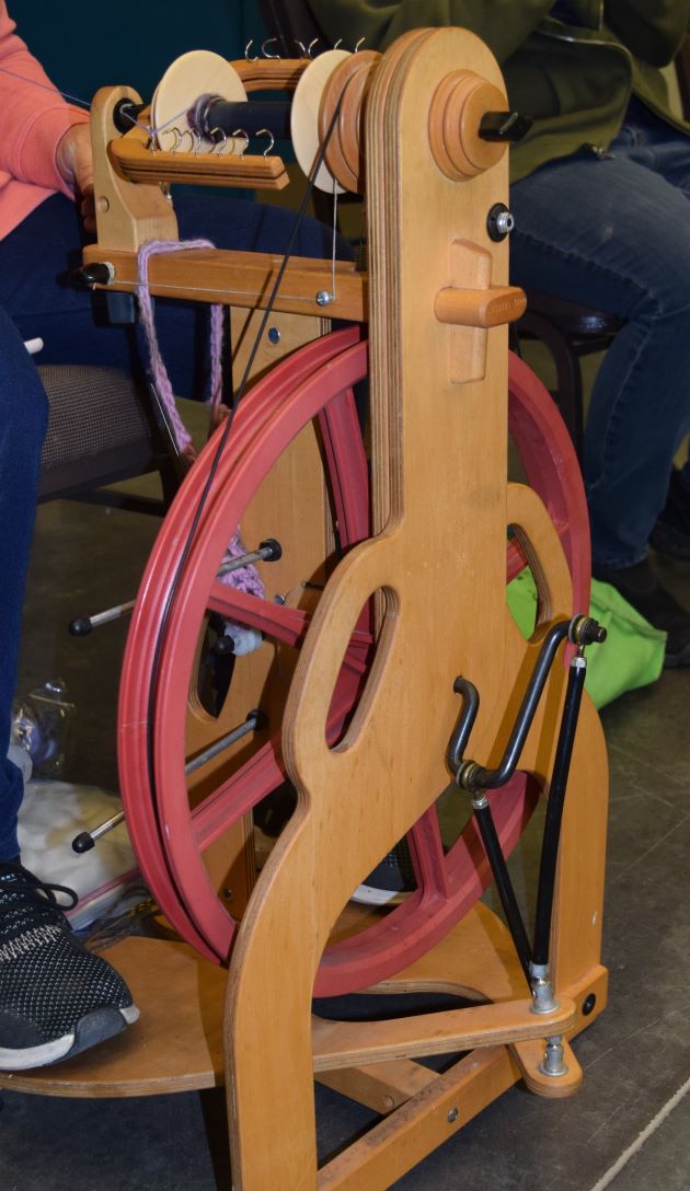 Image of a spinning wheel